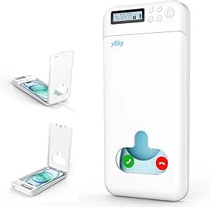 ySky Cell Phone Lock Box with Timer,Portable Timed Phone Lock Box for iPhone and Android Phones, Self-Control Timer Phone Locker to Help Kids,Students Focus Back
