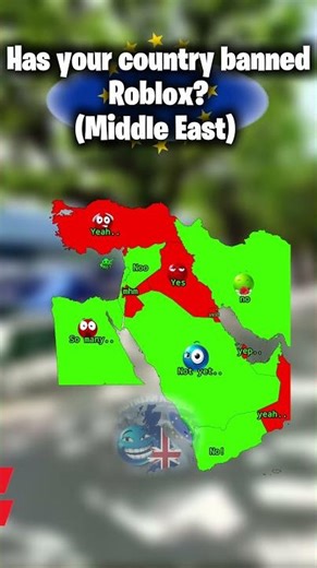 Has your country banned Roblox? (Entertainment Purposes) #europe #mapping #viral