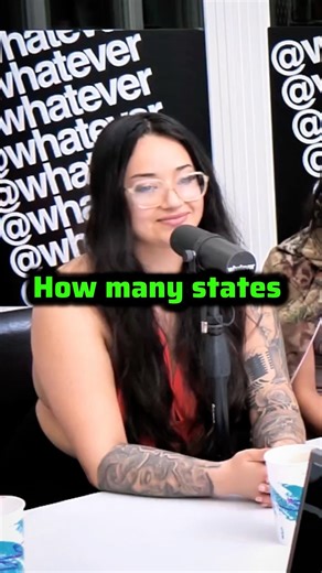 50 States? She Said WHAT?! 💀🇺🇸 #funny #viral #shorts