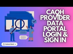 CAQH Provider Data Portal​ Login & Sign in ⏬👇