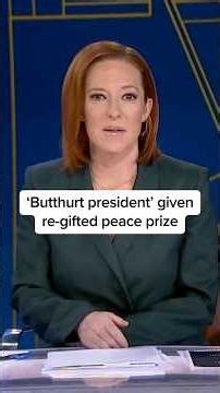'Butthurt president' given re-gifted peace prize