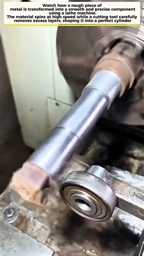 ‎Precision Lathe Process! Turning Rough Metal into a Smooth Finish‎