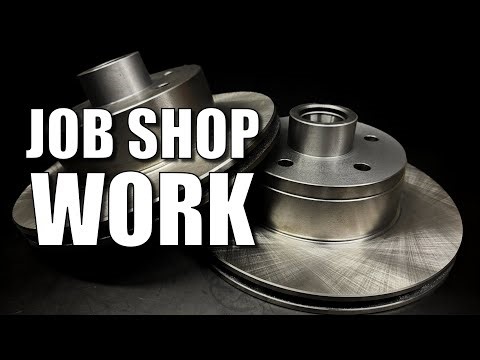 Job Shop Machining Work - Turning Brake Rotors