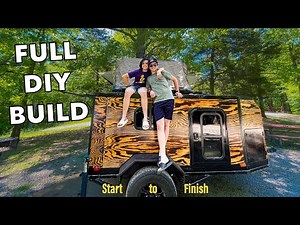 DIY Square-drop Camper // Complete Build Compilation
