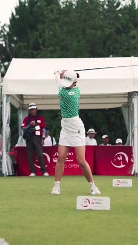 金澤志奈の最終日猛チャージ！スロー映像でゴルフスイングを振り返る