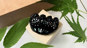 Japanese Urushi Lacquer Flower Brooch: Mother of Pearl Inlay Art - Etsy Canada