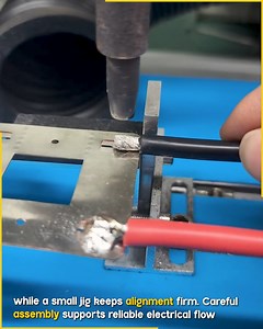 Precision Electrical Assembly On Workbench. #electronicswork #solderingprocess | Fun club