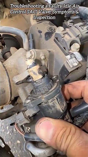 Troubleshooting a Faulty Idle Air Control (IAC) Valve: Symptoms & Inspection #shorts #mechanic