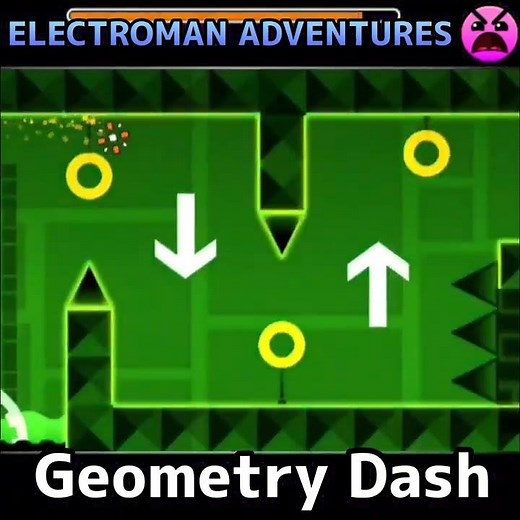 Geometry Dash Geometry Dash 9 years old play video Geometry Dash [ELECTROMAN ADVENTURES] #shorts