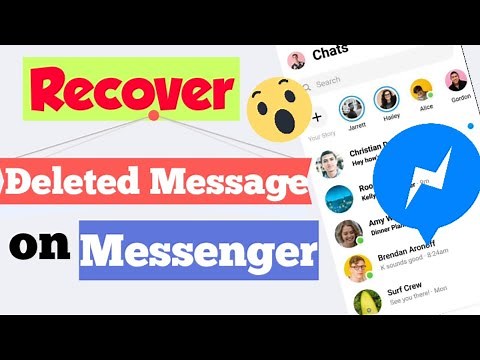 How to Recover Deleted Messages on Messenger 2021 || Messenger Delete Conversation Recovery