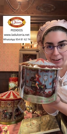¿Queréis también el carrusel de caballitos en versión surtida? 🎠🍫 ¡Os leemos! 👀💛 Lata Carrusel Musical – Mini Barquillos Surtidos 400g 👉 https://ladulceria.net/producto/lata-carrusel-musical-mini-barquillos-surtidos-400g/ Lata Carrusel Musical – Mini Barquillos Canela 225g 👉 https://ladulceria.net/producto/lata-carrusel-musical-mini-barquillos-canela-225g/ Lata Carrusel Musical Caballitos – Mini Barquillos Canela 160g 👉 https://ladulceria.net/producto/lata-carrusel-musical-caballitos-mini