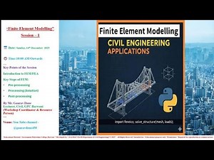 Teaser - Finite Element Modelling Civil Engineering applications.@gauravdane450