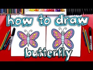 How to Draw a Butterfly ✅ Cartoon Butterfly Drawing Tutorial