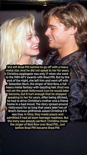 She Stood Brad Pitt Up