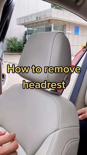 How to remove some model headrest #seatcover #car | Car Seat Cover
