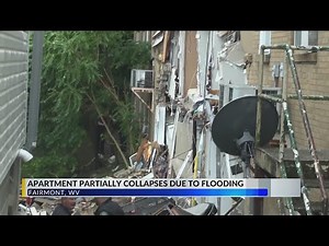 Fairmont, WV Apartment Building Partially Collapses Due to Flooding