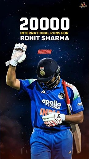 Rohit Sharma recently reached 20048 International Runs..🔥🏏