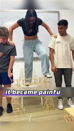 These Engineering Students Had to Build A Bridge Using Only Wooden Sticks