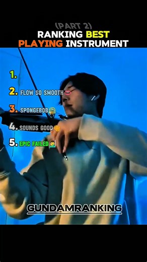 Ranking Best Playing Instrument (Part 2) #shorts #MusicRanking #Instrumental