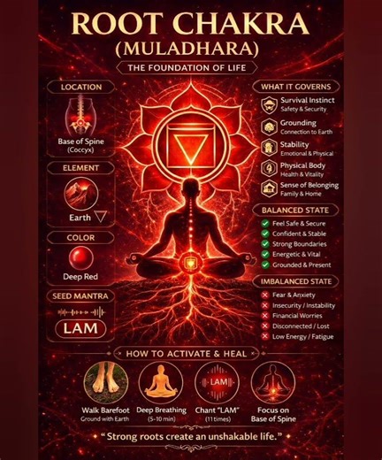Activate Your Inner Stability 🧘‍♂️ | Root Chakra Power