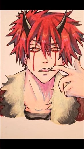 drawing benimaru #art #traditionalart #animeart #animeboy #sketchbookart #animeartist