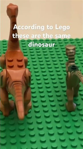 Are these the same dinosaur?? | #lego #legojurassicworld #jurassicworld #fypシ #viral #naoflopa #cool