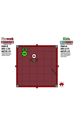 Firework VS Kirin #weaponballs #simulation #2dshorts #gaming #fightinggames #earclacks