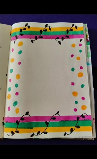 Bright stripes and playful polka dots with black vine doodles 🌈\r\r#ColorPop #PolkaDotBorder