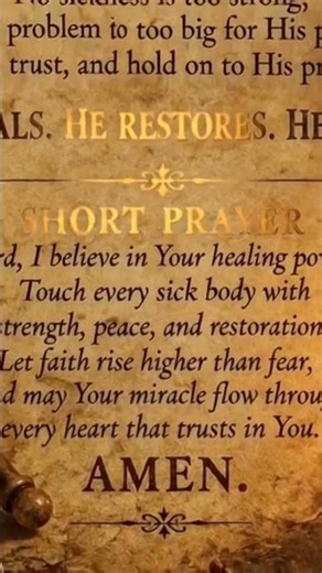 HEALING THROUGH FAITH 🙏 | Mark 9:23 KJV | God’s Power Can Restore What Seems Impossible