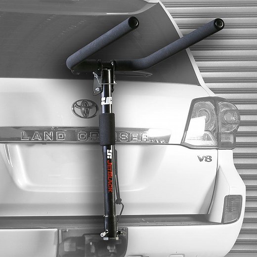 JetBlack Deluxe Folding 4 Bike Tow Ball Rack
