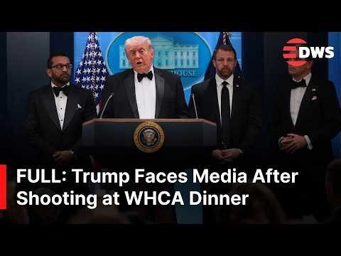 FULL URGENT BRIEFING: President Trump Takes Questions After WHCA Dinner Shooting Incident | AC1G