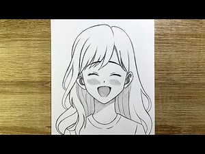 Comment dessiner une fille anime kawaii (visage) | Tutoriel facile pas à pas