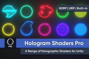 Hologram Shaders Pro for URP, HDRP & Built-in | VFX Shaders | Unity Asset Store