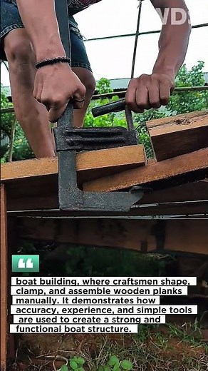 Traditional Wooden Boat Building | Handmade Boat Construction Without Modern Machines