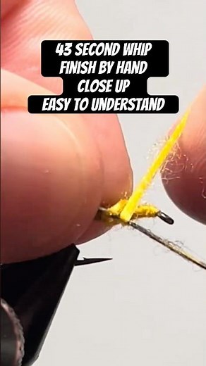 How to whip finish any fly. Fly Vision By Johnny Utah ‪@HowToTieFlies‬ #how #learn #tutorial #shorts