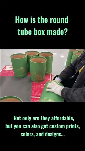 How is the round tube box made? #tubepackaging #tube #tubebox #papertube #packagingdesign #factory