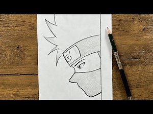 Wie zeichnet man Kakashi einfach für Anfänger