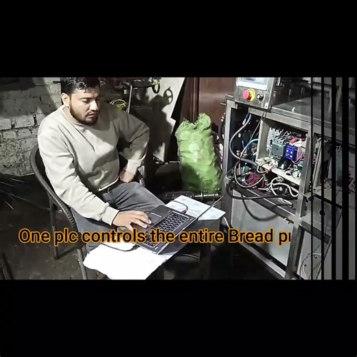 Bread Making machine automation || Real factory plc work #shortsfeed #viralshort