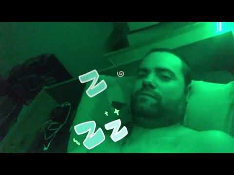 Sleep stream white man relaxing on bed summer #part 08