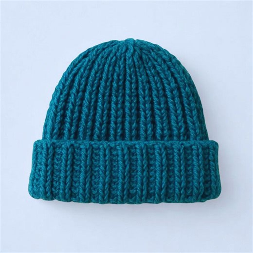 Fisherman Rib Crochet Beanie Pattern PDF – Quick Winter Hat, Easy 15-minute Project - Etsy