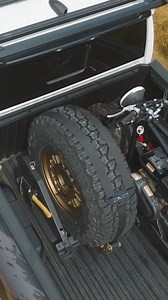 💢 New Release 💢 Pt. 2 🎥 Our accessory and spare tire mount comes with a 3-point tire strap and a molle mount for a Rotopax mount. With its robust steel design and durable micro-texture black powder coat finish, the carrier is made to endure the toughest of conditions. Installing the carrier is straightforward, and you do not need to access the underside of the bed to secure the mount. Depending on the size of your truck bed, you can place two carriers side-by-side for hauling an additional sp