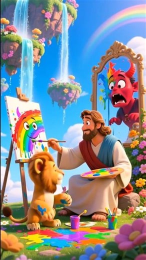 This Painting Made the Devil Panic 😱🎨 #shorts