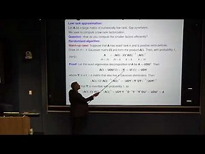 Gunnar Martinsson: Randomized Methods for Very Large-Scale Linear Algebra (May 6, 2026)