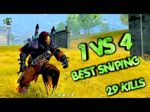 [B2K Fan] SOLO VS SQUAD CRAZY 29 KILLS | THE PURGATORY SNIPER KING!