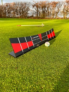 This is another great training aid for keeping the putter square through your stroke and on a good path while also making sure of a centre strike .You simply align it up with where you are aiming and keep the putter pressed against the arc through your whole stroke.You will find it very difficult to go wrong and it even has lines along the arc to help you gauge how far back to take the putter which will make your pace control consistent as well .The only downside is that while being really light
