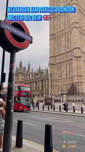 Big Ben bukan nama menaranya! 😱 Ternyata itu adalah lonceng raksasa di dalam menara jam legendaris London. Dentangnya sudah menjadi penanda waktu kota ini selama lebih dari 150 tahun! #BigBen #London #Inggris #FaktaMenarik #WisataDunia