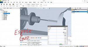 Esprit edge Y轴镗孔