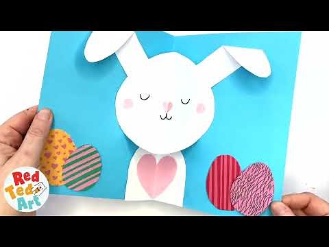 Pop Up Bunny Easter Card - Easy 3d Easter Card Designs & DIY