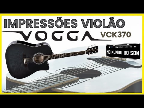 Violão Vogga VCK370 Folk Cut Elétrico | Para Músicos em Qualquer Estágio