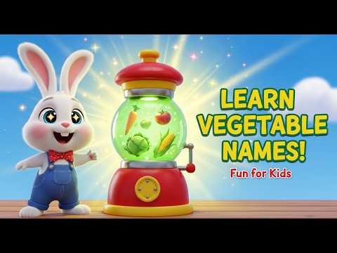 Magic Vegetable Machine 🥕 15 Healthy Veggies Song for Kids Fun Learning Cartoon